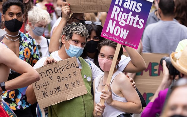Thousands line the streets for London Trans+ Pride 2021 – see pictures from the day