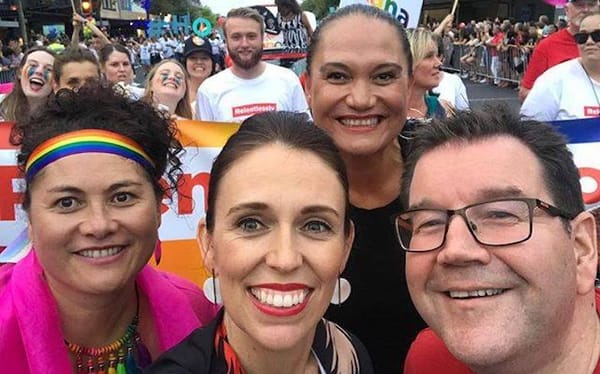 Jacinda Ardern becomes New Zealand’s first PM to march in Pride Parade