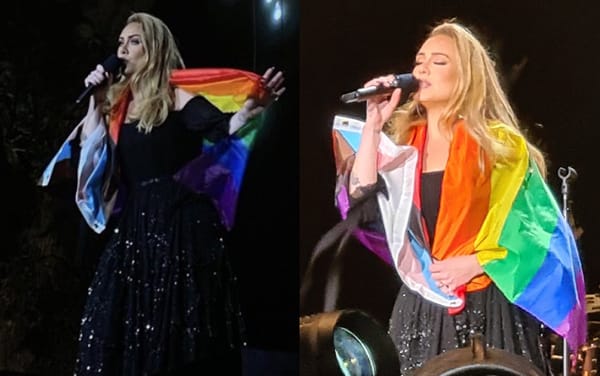 Adele wears Pride flag during her heartwarming performance at BST Hyde Park Festival