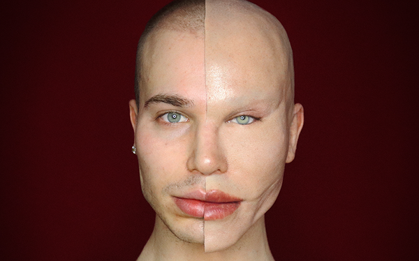 This drag queen lost friends and was detained after becoming a “botched monster”