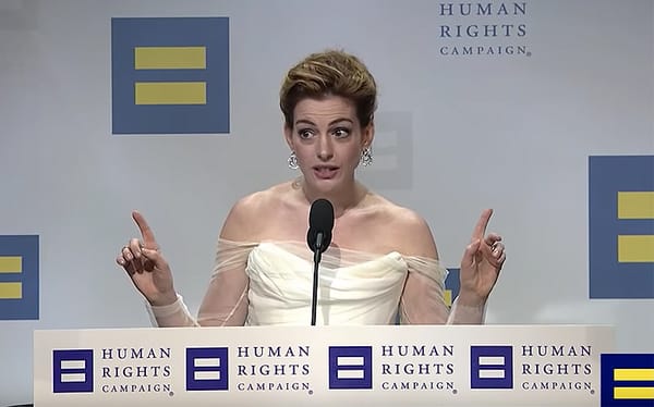 Watch Anne Hathaway’s powerful speech calling for authentic equality for all