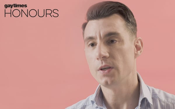 Anthony Watson is the recipient of the Gary Frisch Gay Times Honour