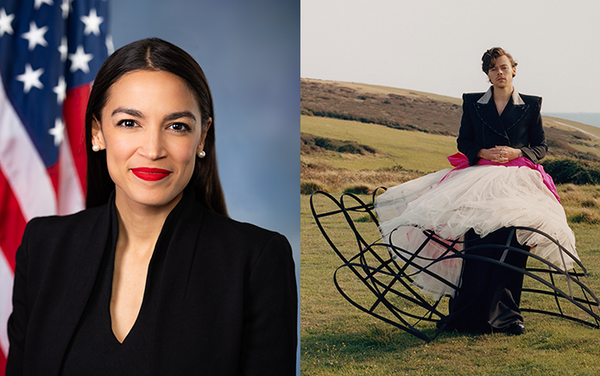 Alexandria Ocasio-Cortez defends Harry Styles and his Vogue cover shoot during Q&A