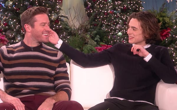 Armie Hammer had a “passionate” makeout session with Timothée Chalamet