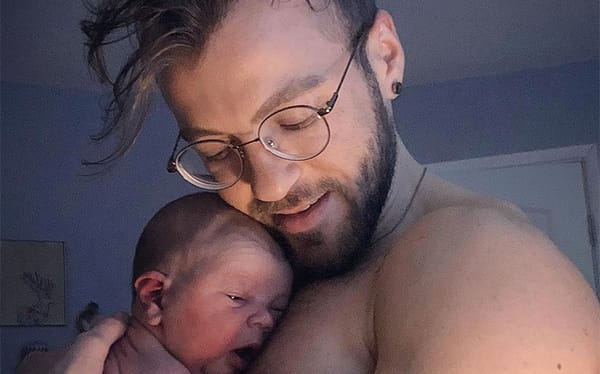 Trans activist and model Aydian Dowling celebrates birth of baby boy
