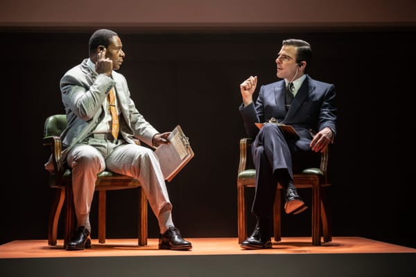 Zachary Quinto delights in West End transfer of Best of Enemies – review