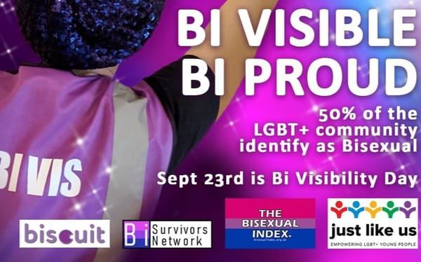 Bisexual organisations unite for billboard campaign during Bi Visibility Week