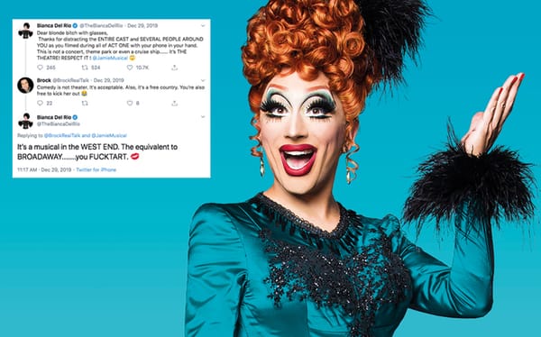 Bianca Del Rio calls out audience member filming musical on their phone