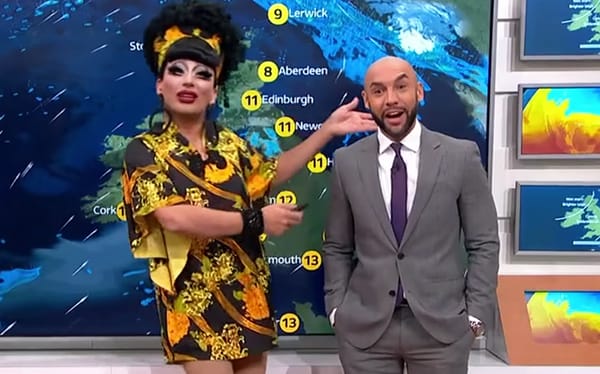 Bianca Del Rio hijacks weather forecast on Good Morning Britain