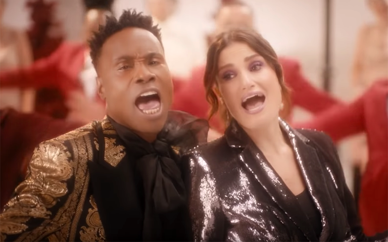 Watch the video for Billy Porter and Idina Menzel’s new Christmas anthem