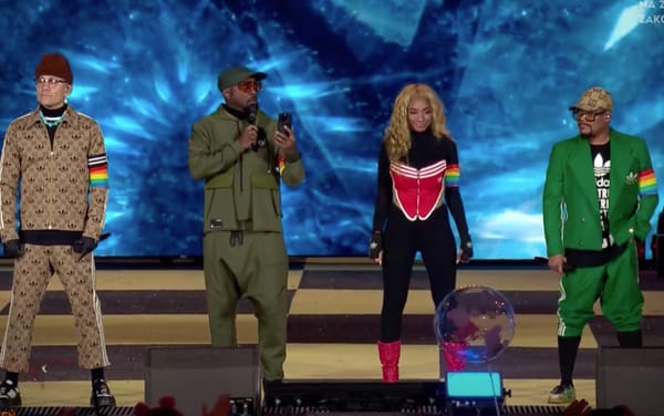 Black Eyed Peas show support for the LGBTQ+ community during NYE show in Poland