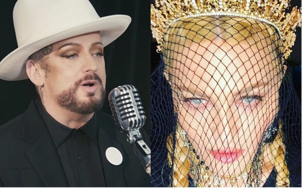 Boy George admits he’s a “secret” fan of Madonna after previous feud