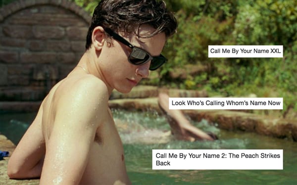 Fans have some hilarious title ideas for the Call Me By Your Name sequel