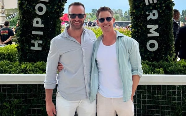 Former All Blacks pro-rugby star Campbell Johnstone marries partner Ben Thomson