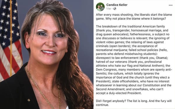 Ohio lawmaker blames mass shootings on gay marriage and “drag queen advocates”