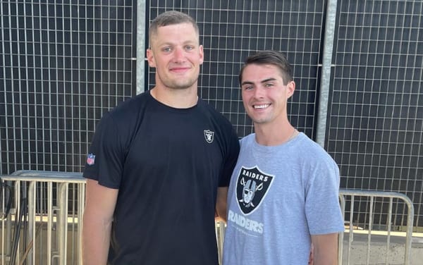 NFL star Carl Nassib is off the dating market: “I met an awesome guy”
