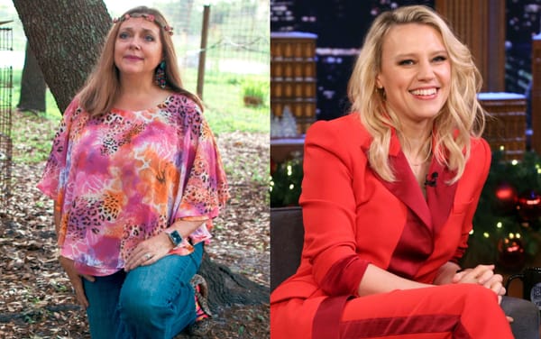 Carole Baskin reacts to Kate McKinnon impersonating her in new Joe Exotic series