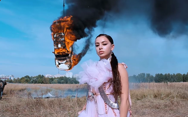 Charli XCX is on an  automobile rampage in White Mercedes video