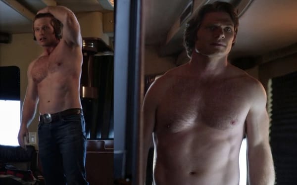 American actor Chris Carmack strips off in latest episode of Nashville