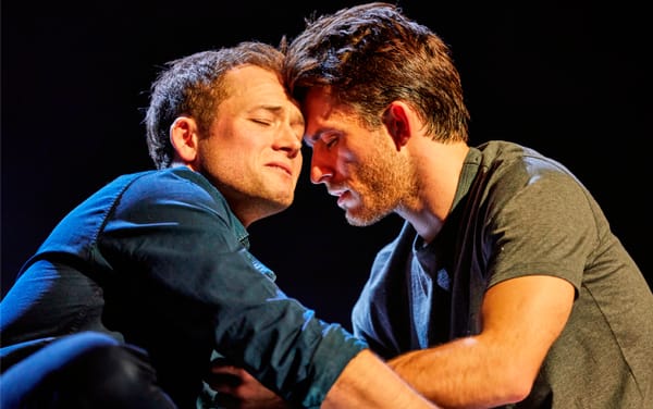 Jonathan Bailey and Taron Egerton tell tale of identity and sexuality in revival of Cock – review