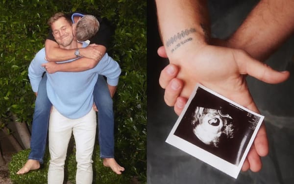 Colton Underwood expecting first baby with husband Jordan C. Brown
