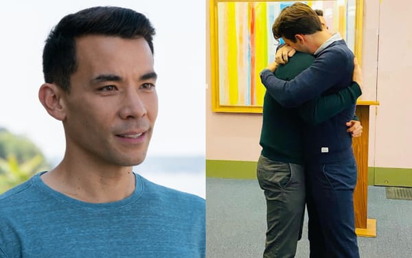 Fire Island’s Conrad Ricamora marries partner Peter Wesley Jensen: “Happily hyphenated”