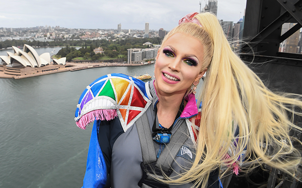 Courtney Act kicks off Mardi Gras celebrations with historic performance