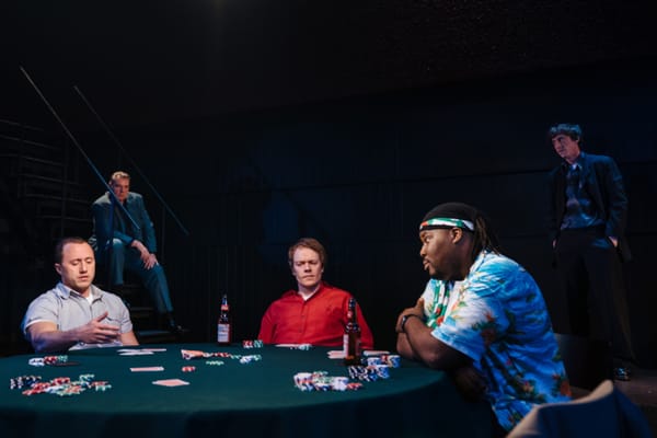 Alfie Allen stars in 30th anniversary revival of Dealer’s Choice at Donmar Warehouse – review