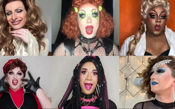 Six at home drag queens perform SIXening lip-sync