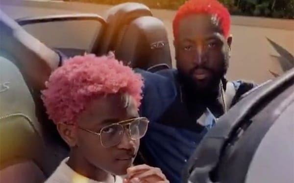 Dwyane Wade shows support for trans daughter with matching dyed hair