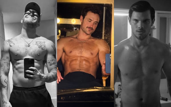 Dylan Efron’s shirtless pic sparks thirsty responses from Orville Peck, Taylor Lautner and more