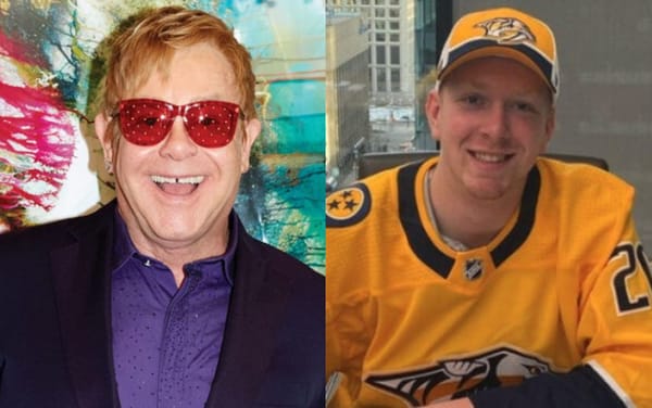 Elton John supports out NHL prospect Luke Prokop with surprise phone call