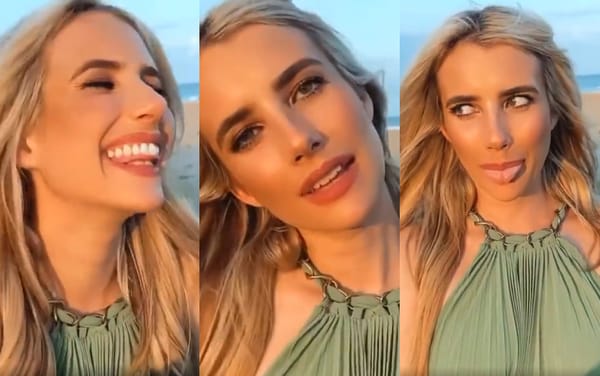 American Horror Story star Emma Roberts thanks “the gays” after going viral