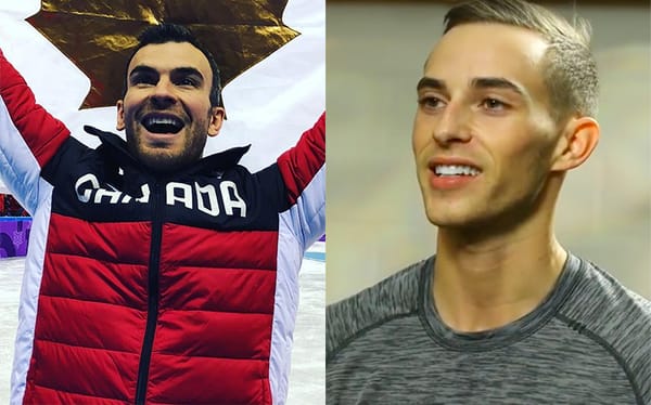 Out figure skater Eric Radford says he’s “lucky” he’s not Adam Rippon