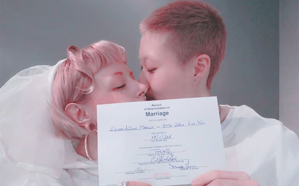 Jackie Chan’s daughter married her girlfriend earlier this month