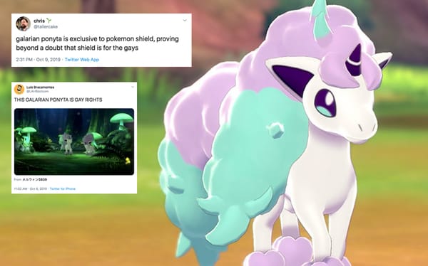 Queer gamers are loving Pokemon’s new “pastel gay horse” Galarian Ponyta