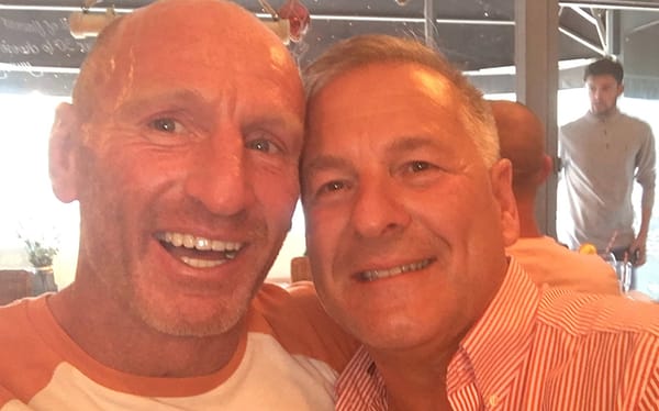 Gareth Thomas says husband has been a “beacon of light” through HIV blackmail