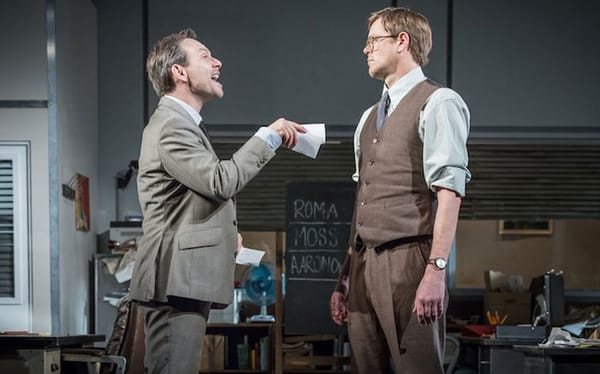 Christian Slater turns on the charm in Glengarry Glen Ross – review