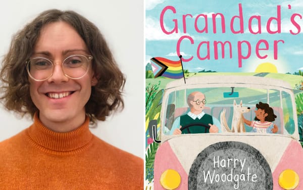 Non-binary author Harry Woodgate partners with Just Like Us for School Diversity Week