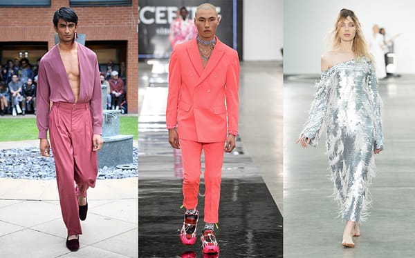 Edward Crutchley, Art School and Iceberg at LFWM SS20