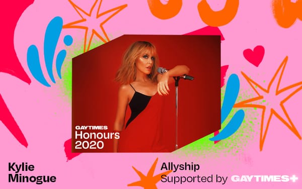 Kylie Minogue wins the GAY TIMES Honour for Allyship