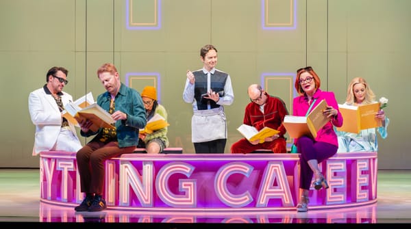 All-star cast bring Sondheim’s final musical Here We Are to the National Theatre – review