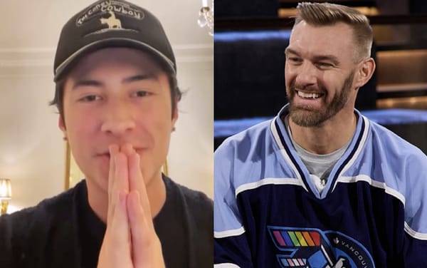 Heated Rivalry’s Hudson Williams sends heartfelt message to newly out hockey player