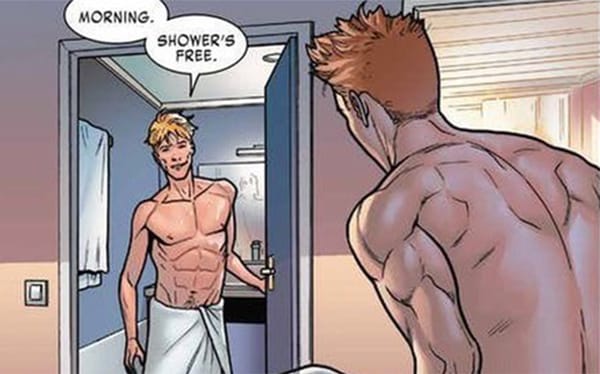 Iceman and Pyro hook up in new issue of X-Men: Gold comic