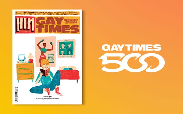 Step back in time with a special edition of the 500th issue of Gay Times Magazine