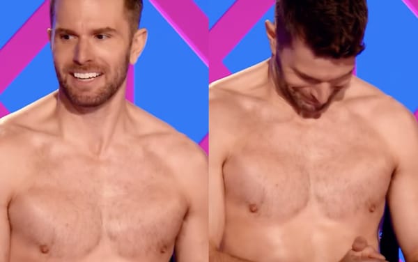 Drag Race UK: Joel Dommett strips off for the season 7 premiere