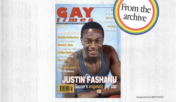 Justin Fashanu is soccer’s enigmatic gay star – July 1991