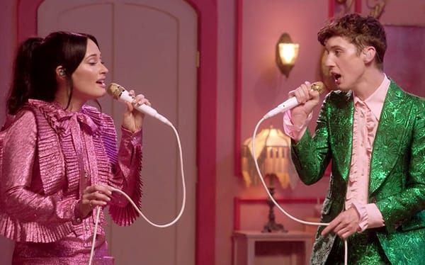 Listen to Kacey Musgraves and Troye Sivan’s magical Christmas song Glittery
