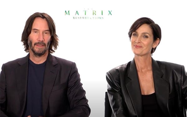 Keanu Reeves & Carrie-Anne Moss on their unexpected return to The Matrix