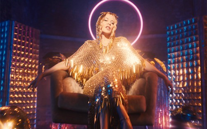 Kylie Minogue commands the dance floor in her new music video for Magic